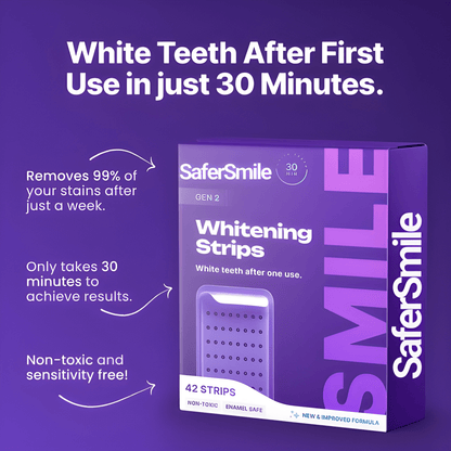 SaferSmile™ Purple Whitening Strips